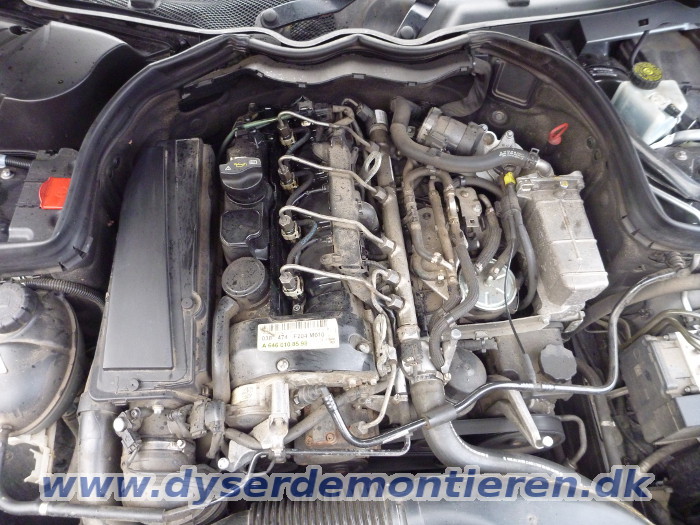 Aftrækning af indsprøjtningsdyser fra Mercedes
                W204 med 2.2 CDI motor